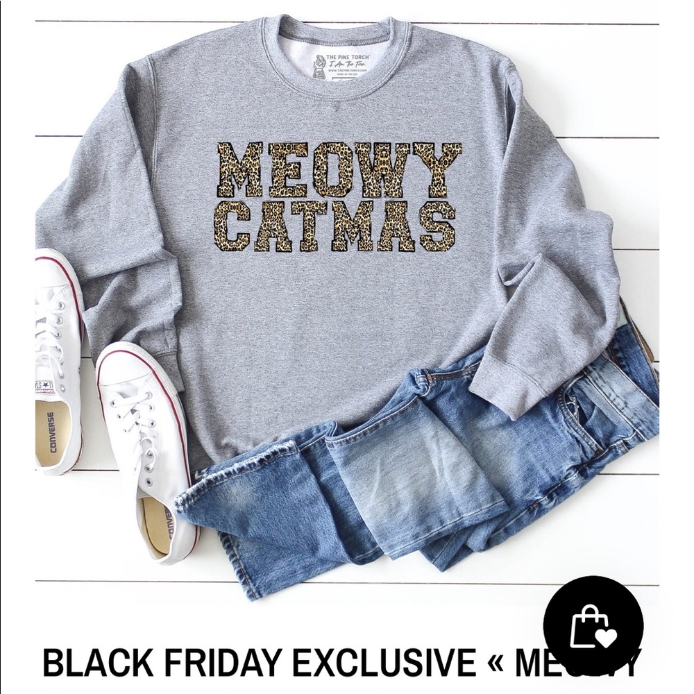 The Pine Torch Meowy Catmas Sweater